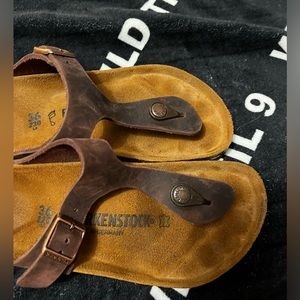 Birkenstock Havana flip flops